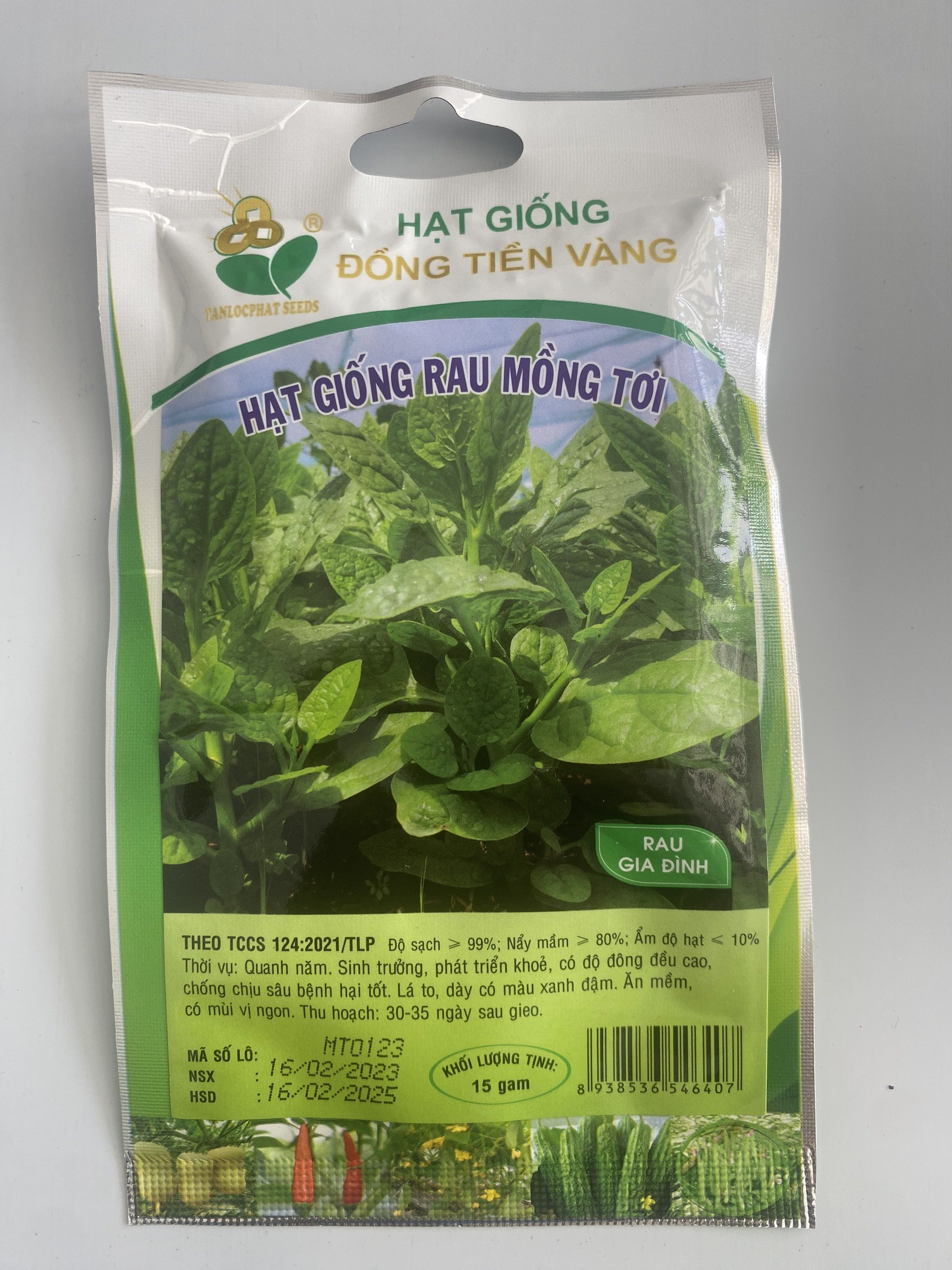 Hạt giống Rau Mồng Tơi | Hạt Giống | gói 15gr
