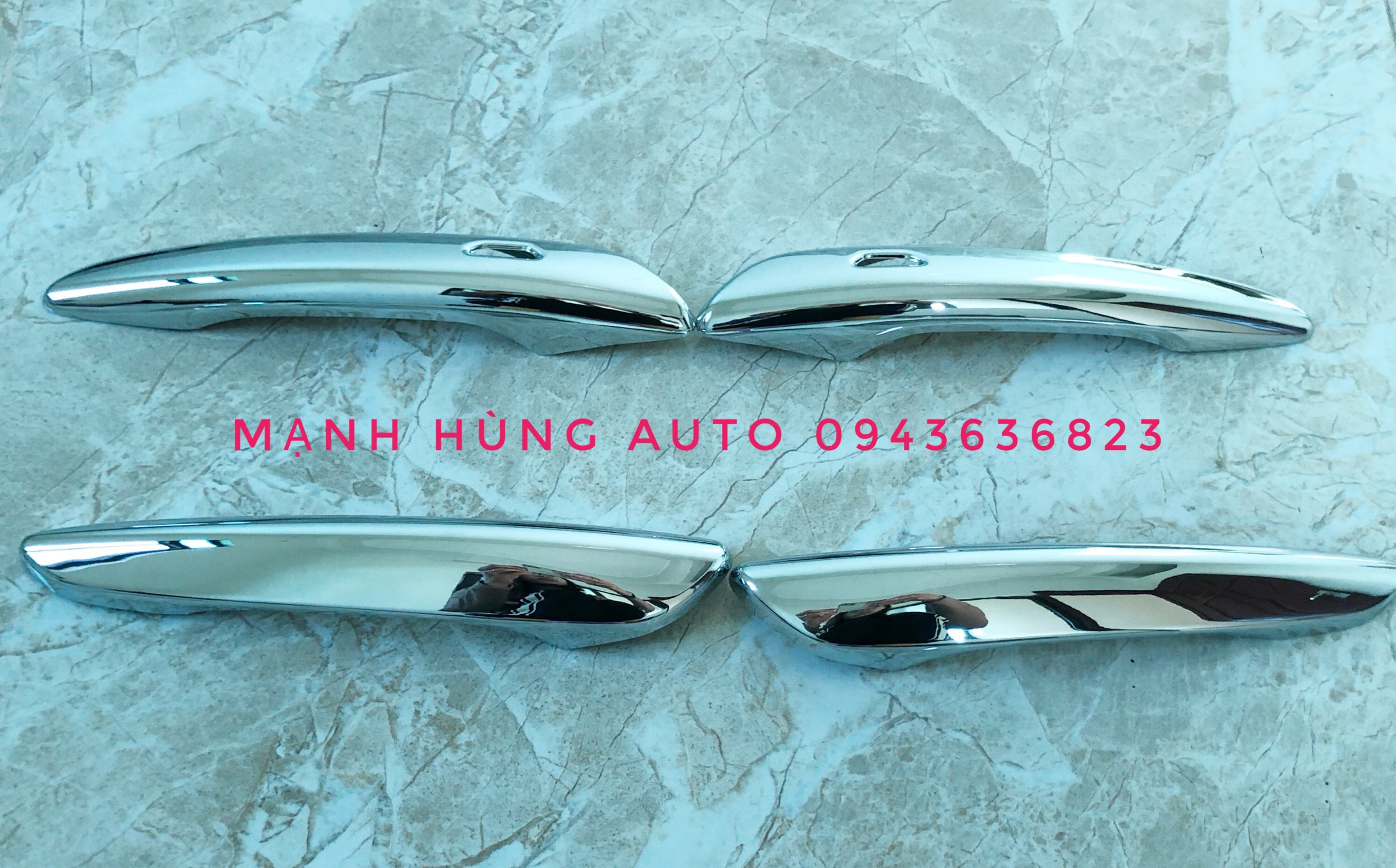 Bộ Ốp Tay Nắm , Hõm Cửa Xe MAZDA CX3 Mạ Crom