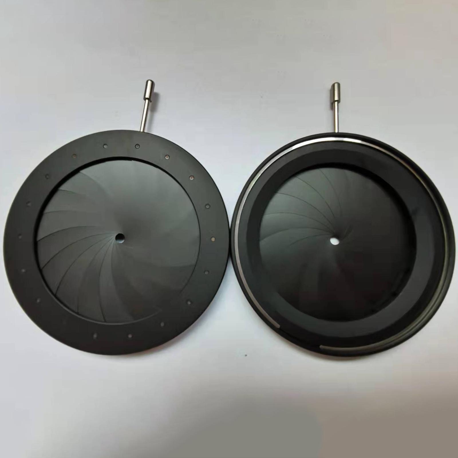 Replace Mechanical Iris Diaphragm 2mm Adjustable Optical Diaphragm Condenser Parts Optical Optical Diaphragm for Camera