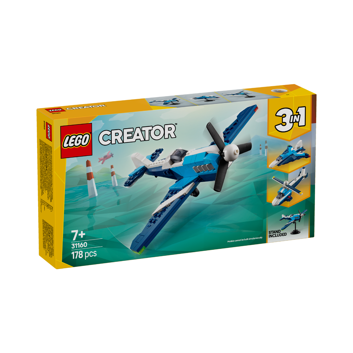 LEGO CREATOR 31160 Đồ Chơi Lắp Ráp Máy Bay Phản Lực (178 chi tiết)
