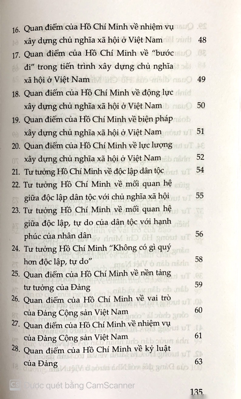 THƯỜNG THỨC VỀ TƯ TƯỞNG HỒ CHÍ MINH