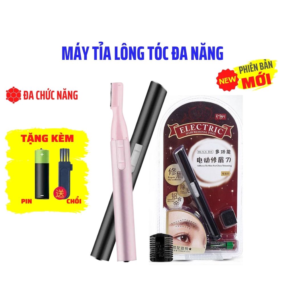 Máy cắt tỉa chân mày lông đa năng tặng pin