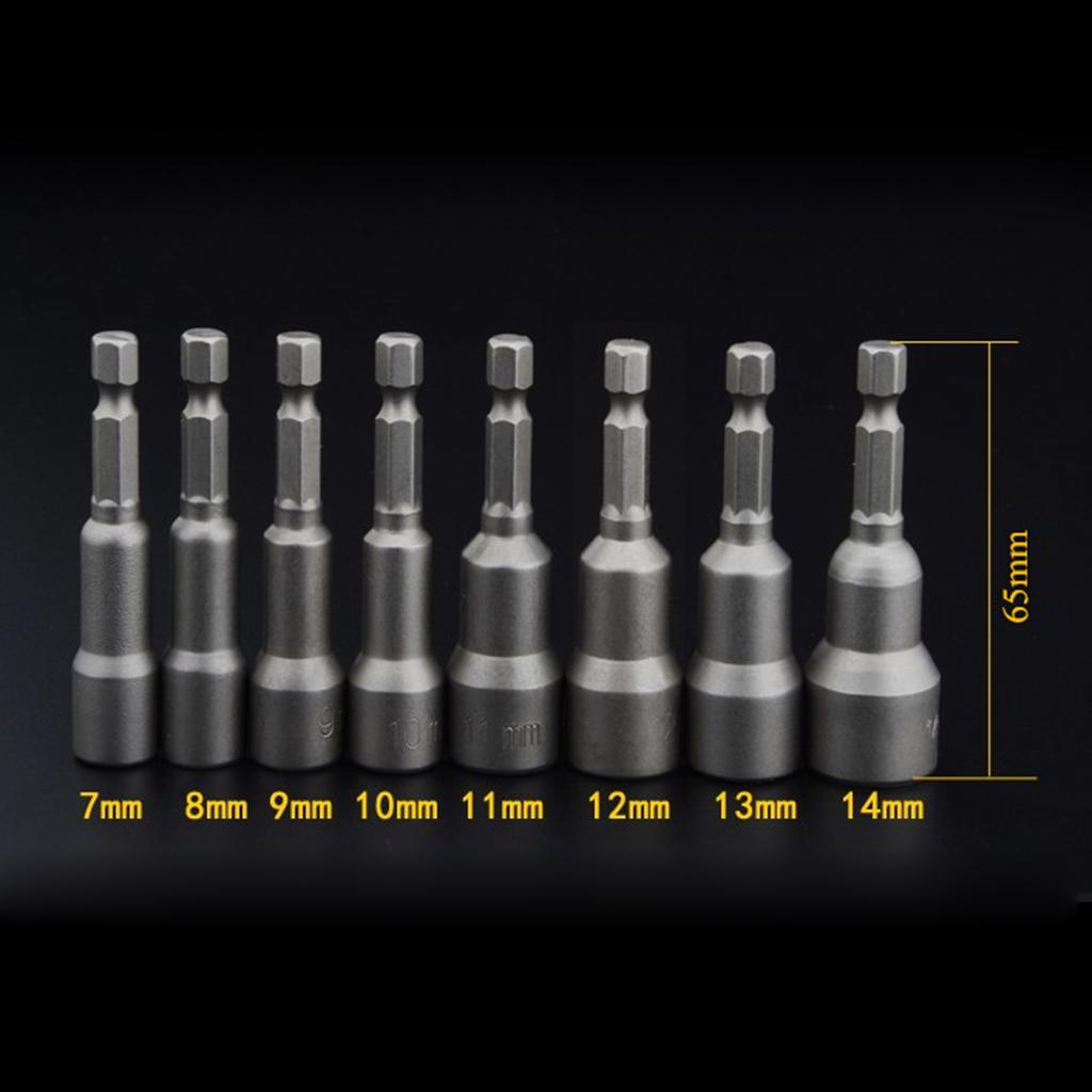 Hex Socket Sleeve Nozzles  Nut Driver Drill Bit Hex Power Tool