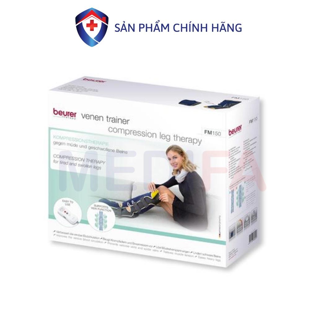 Máy massage áp xuất không khí tại nhà chuyên dụng cho chân, ngăn ngừa giãn tĩnh mạch, lưu thông máu BEURER FM150