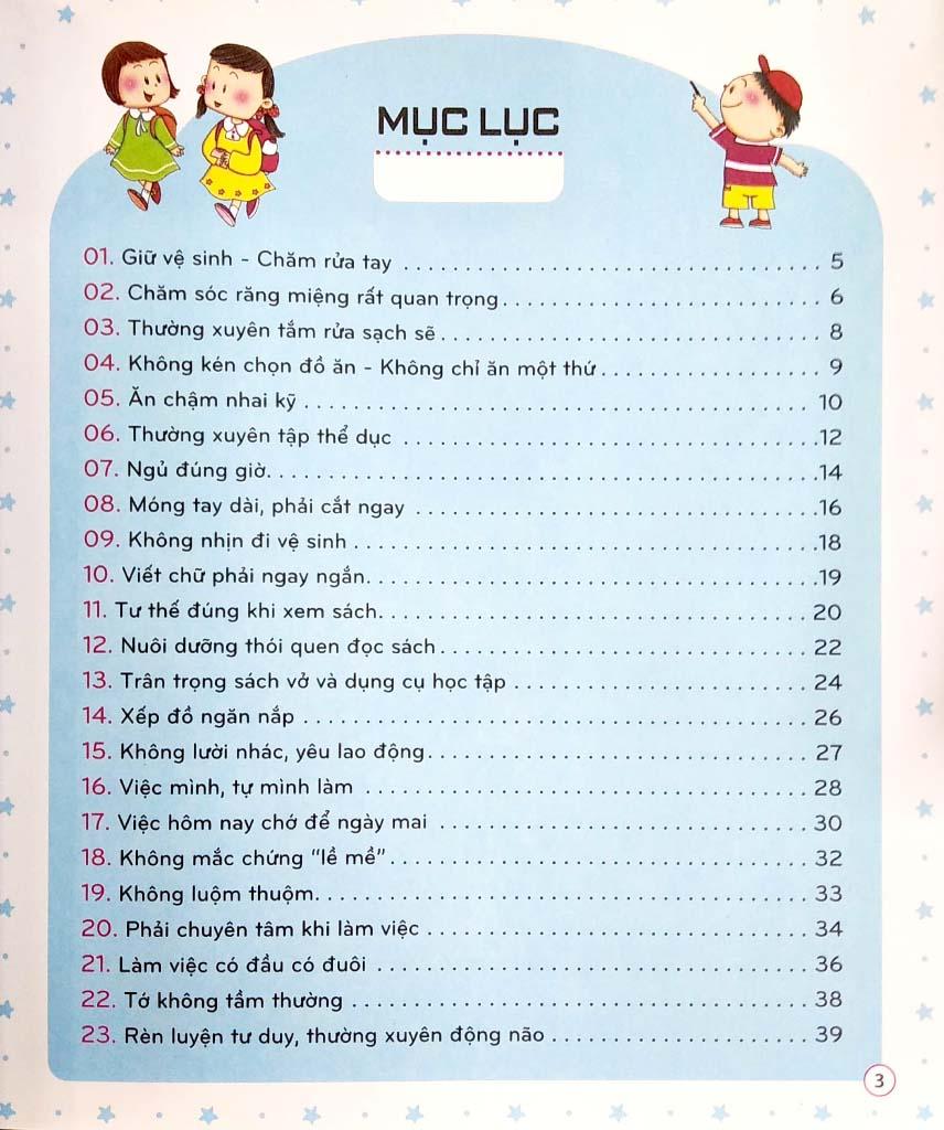 50 Thói Quen Tốt Cần Dạy Trẻ