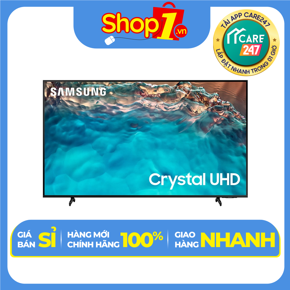Smart Tivi Samsung 4K Crystal UHD 55 inch UA55BU8000 - Hàng Chính Hãng - Chỉ Giao Hà Nội