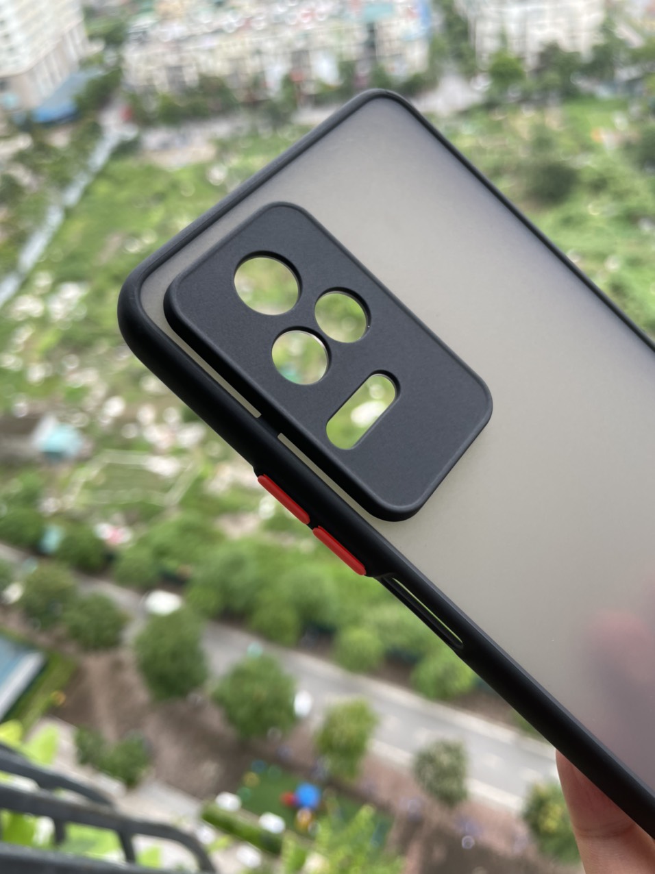 Ốp lưng cho Xiaomi Redmi K50/K50 Pro viền dẻo đen lưng nhám mờ bảo vệ camera