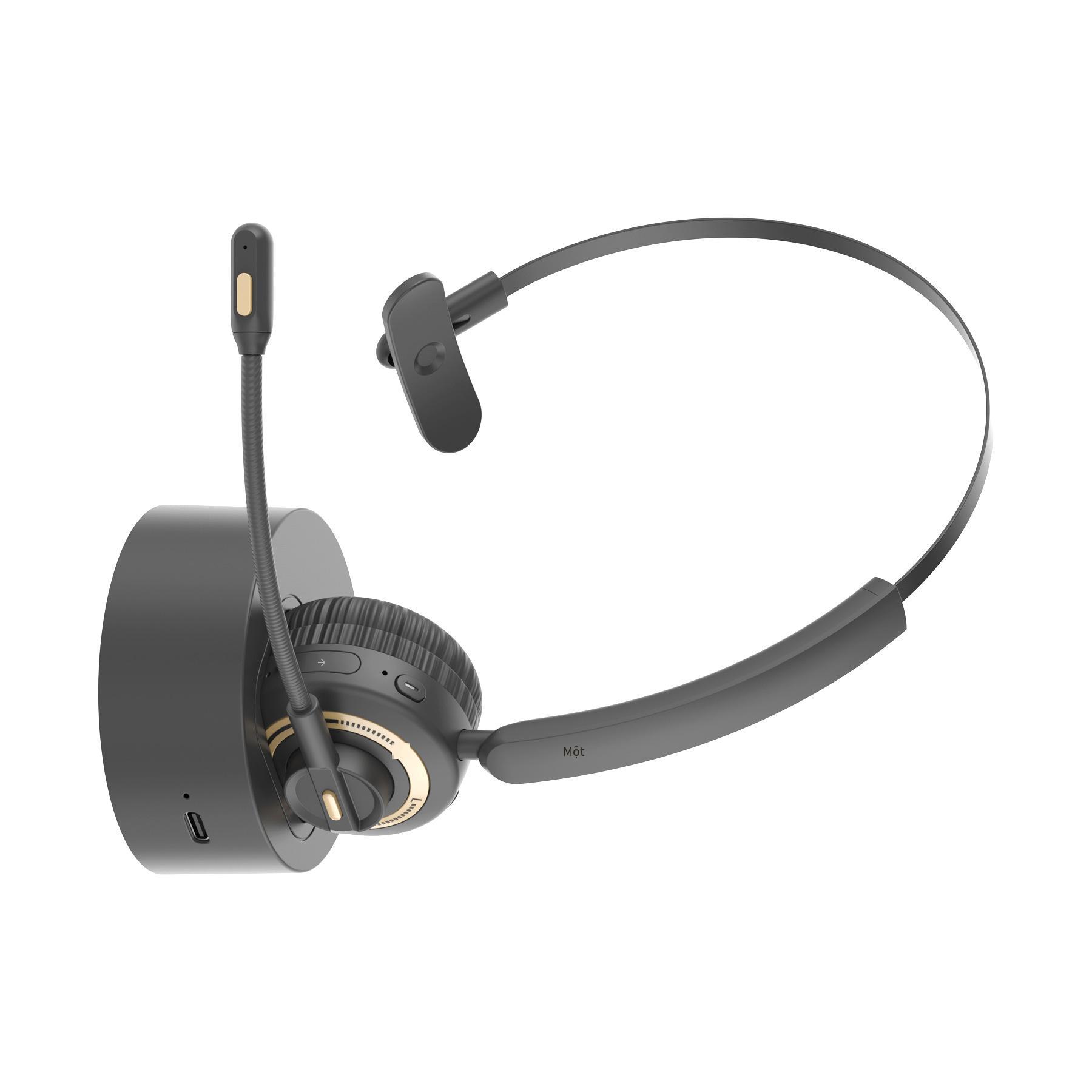 Giao hàng nhanh tai nghe không dây bluetooth 5.1 gắn trên đầu mới dành cho doanh nghiệp tai nghe bluetooth chơi game không dây tai nghe giao thông xe tải