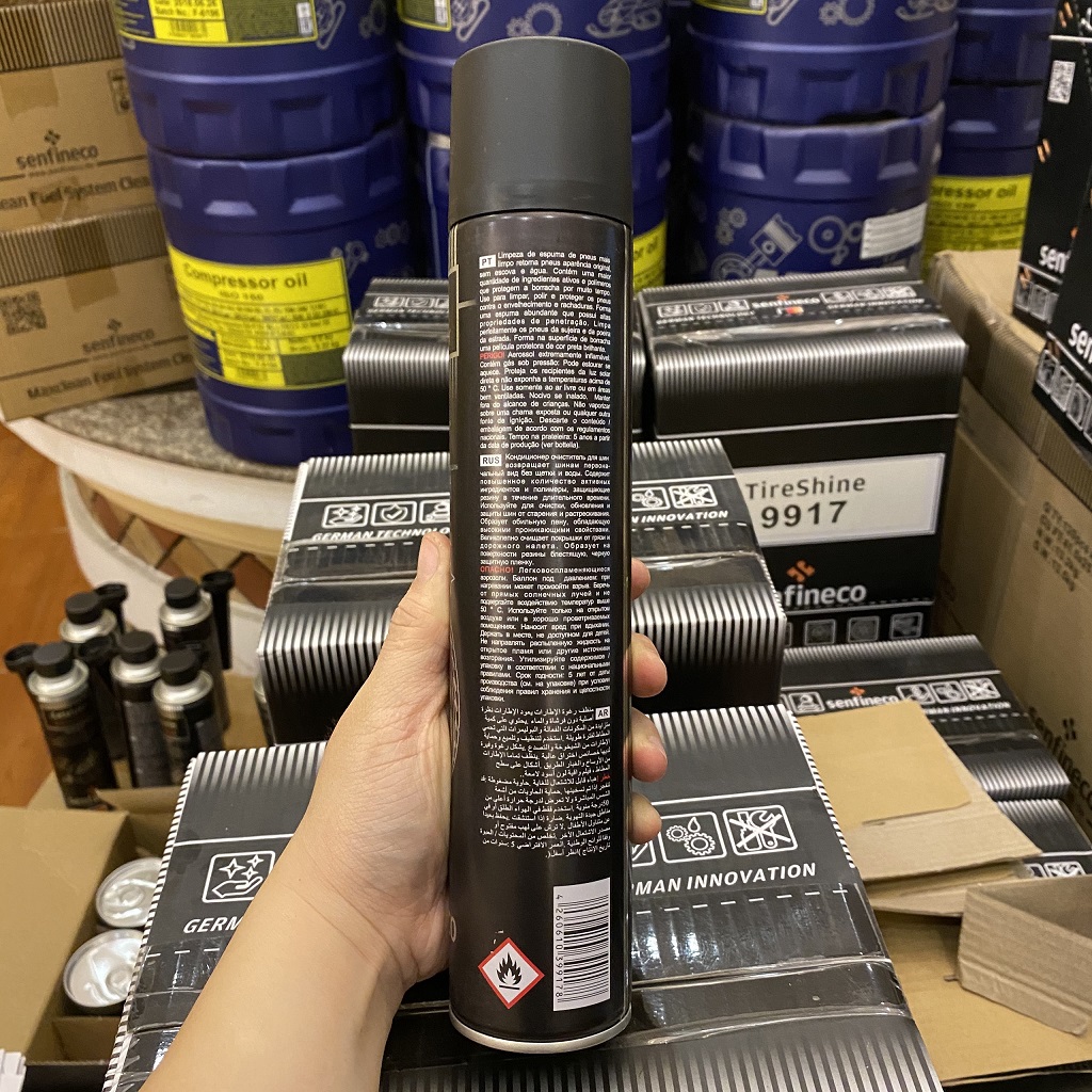 Tẩy Rửa Lốp Xe Dạng Bọt Senfineco Tire Schine Tire Foam Cleaner 9917 / 9979