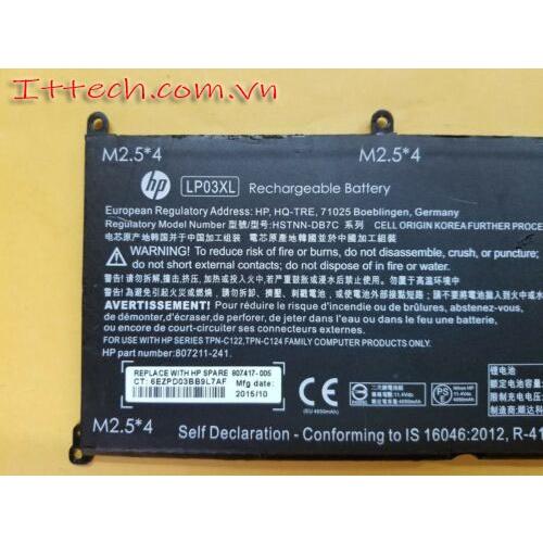 Pin dùng cho Laptop HP Envy 15-ah00015-ah100sa 15-ah100na 15-ah150sa 15-ah150na 15-ah151sa 15-ah155nr
