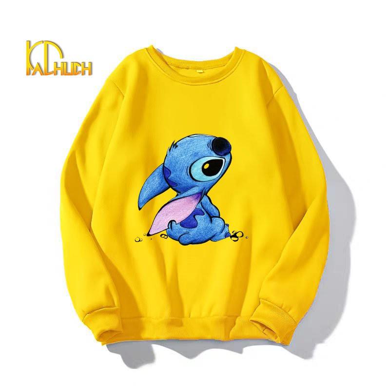 ÁO SWEATER NỮ IN STITCH DỄ THUƠNG
