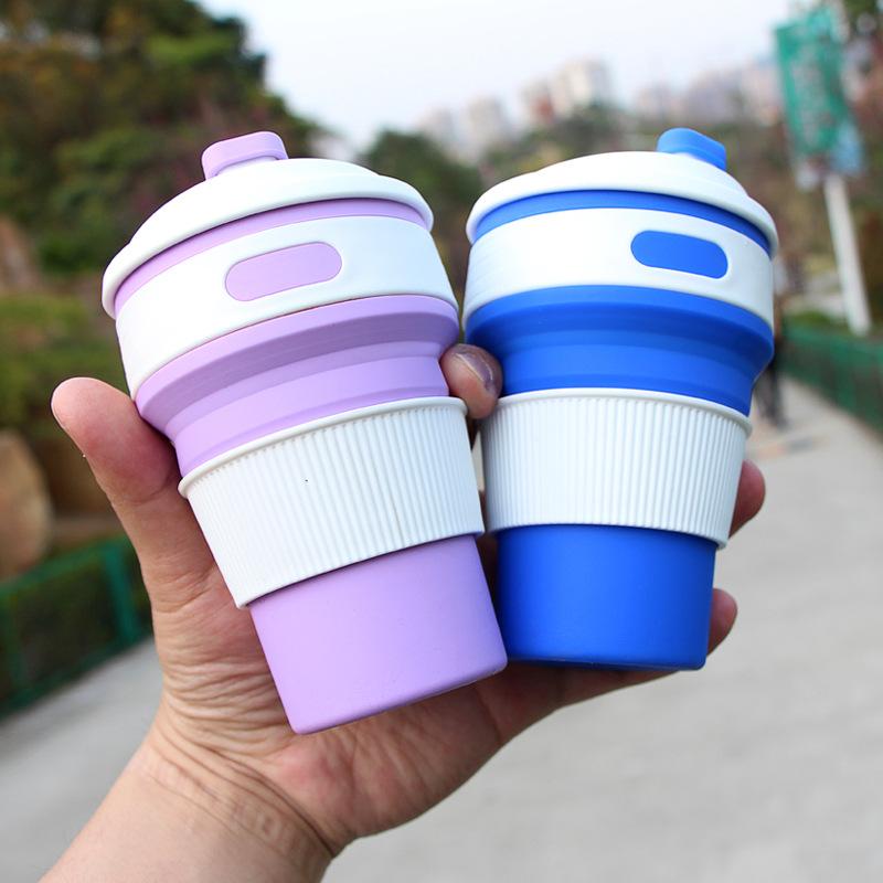 Cốc Gấp ANAEAT Bằng Silicone Tiện Dụng Đa Năng 350ml