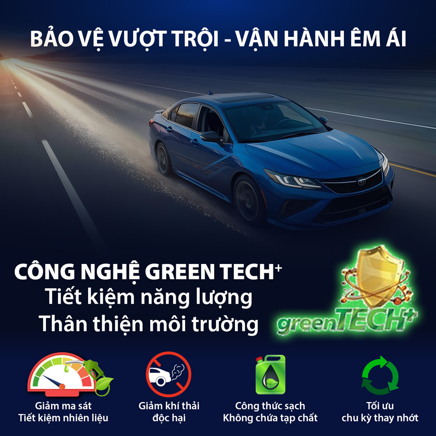 Dầu Nhớt Bán Tổng Hợp AISIN Greentech+ SP 10W30 1 Lít ESSP1031PB - Nhập Khẩu Chính Hãng
