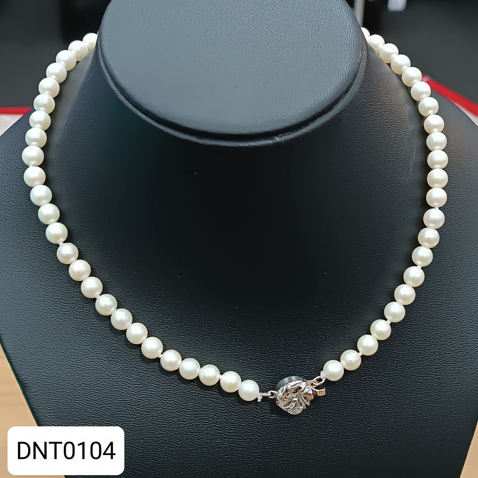 Chuỗi Ngọc Trai Akoya ánh xà cừ trắng (DNT0104) - MOON Jewelry