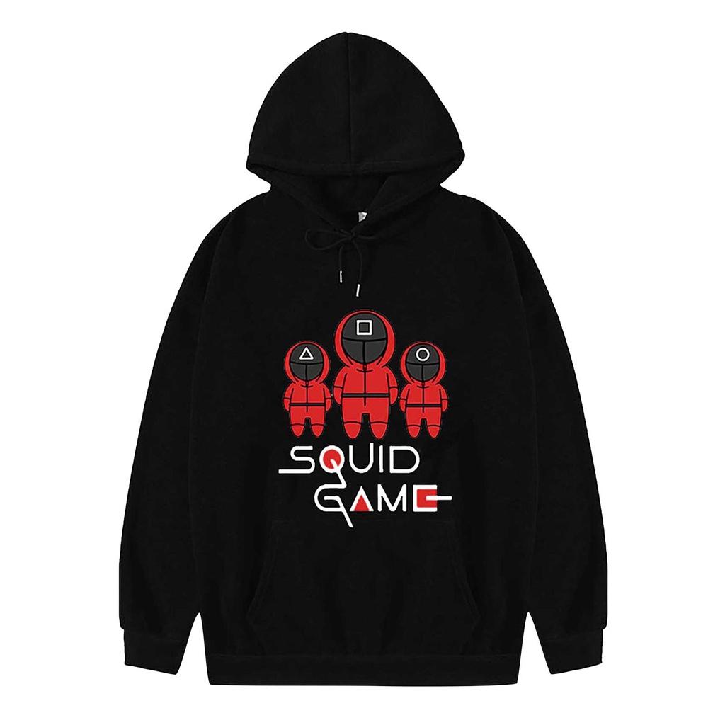 Áo Sweater Squidgame áo nỉ thun dài tay nam nữ in hình