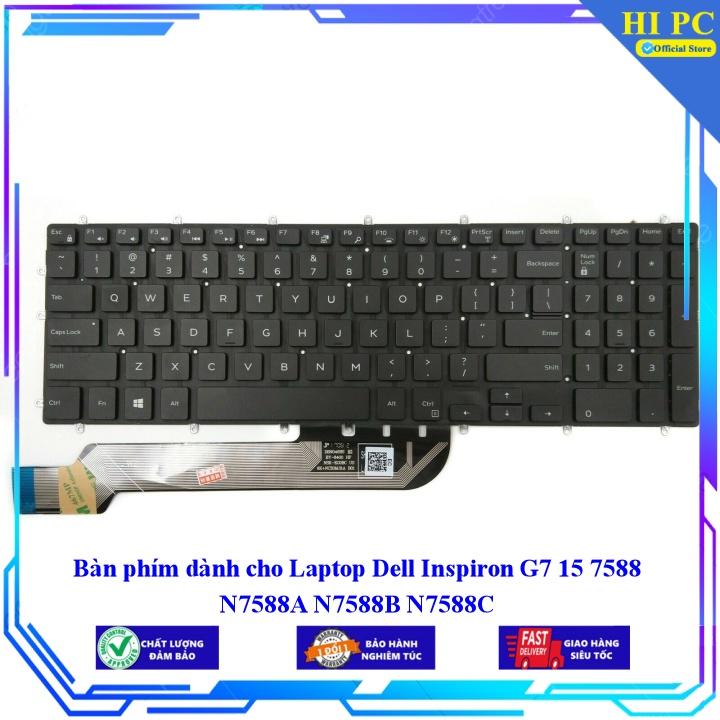 Bàn phím dành cho Laptop Dell Inspiron G7 15 7588 N7588A N7588B N7588C - Hàng Nhập Khẩu
