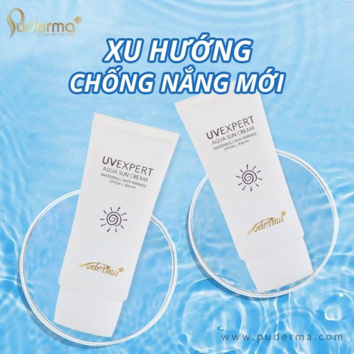 Kem Chống Nắng Hàn Quốc PUDERMA UVEXPERT AQUA : bảo vệ da trước tác hại của các tia UV từ ánh nắng mặt trời