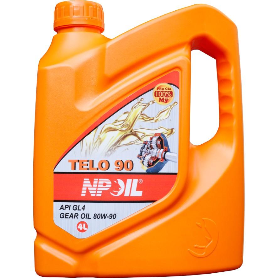 Dầu cầu hộp số TELO 90 - API GL4/GL5 - Can 4L - Hàng chính hãng