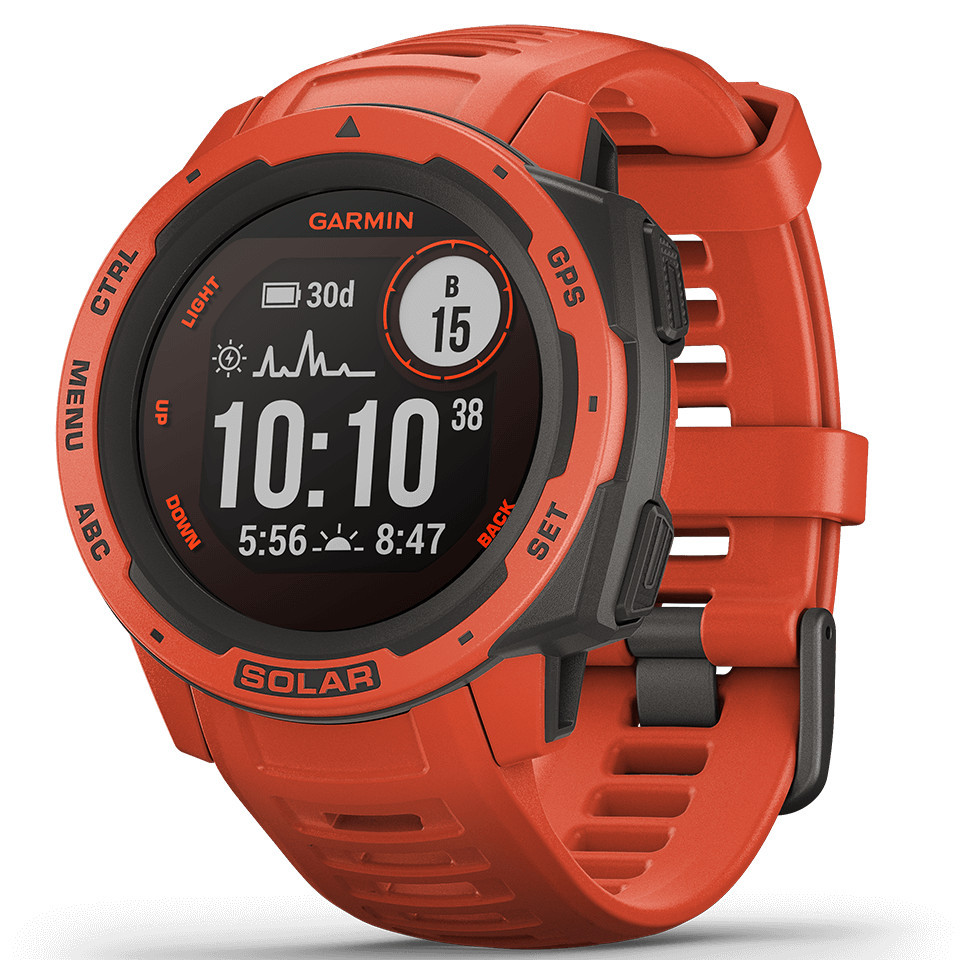 Đồng Hồ Thông Minh Theo Dõi Vận Động Theo Dõi Sức Khỏe Garmin Instinct Solar Normal Edition / Camo Edition / Tactical Edition / Surf Edition - Hàng Chính Hãng