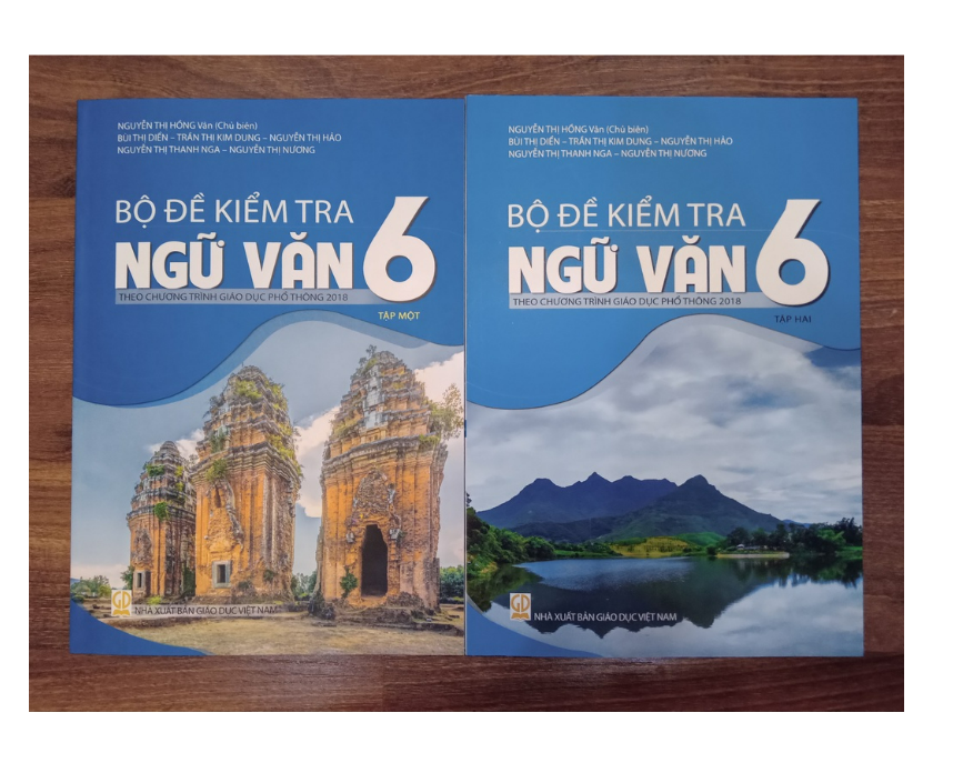 Sách - Combo Bộ đề kiểm tra ngữ văn 6 - ( tập 1 + tập 2 )