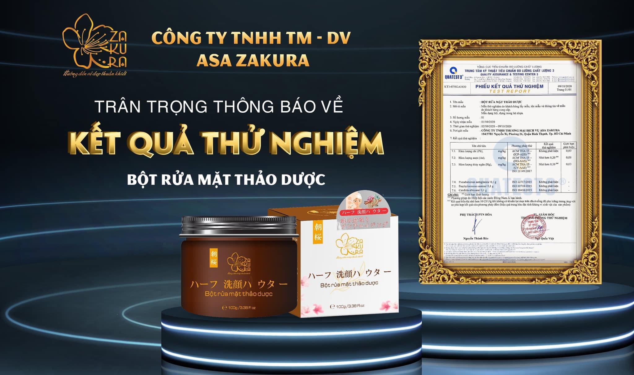 BỘT RỬA MẶT THẢO DƯỢC ASA ZAKURA