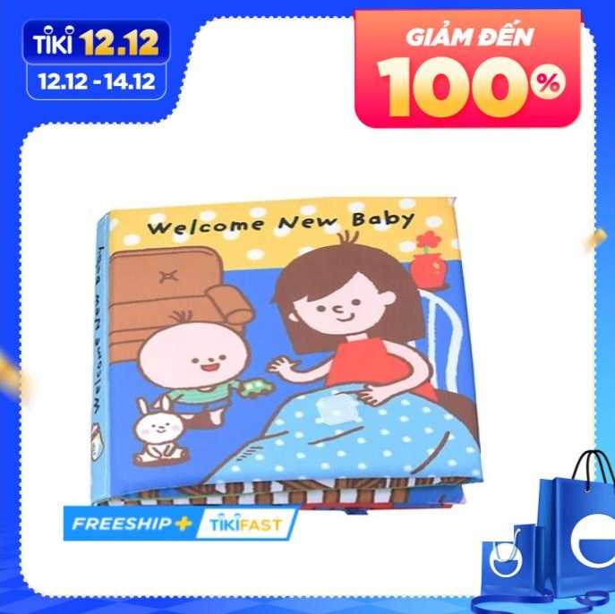 Đồ chơi - Sách vải Welcome New Baby