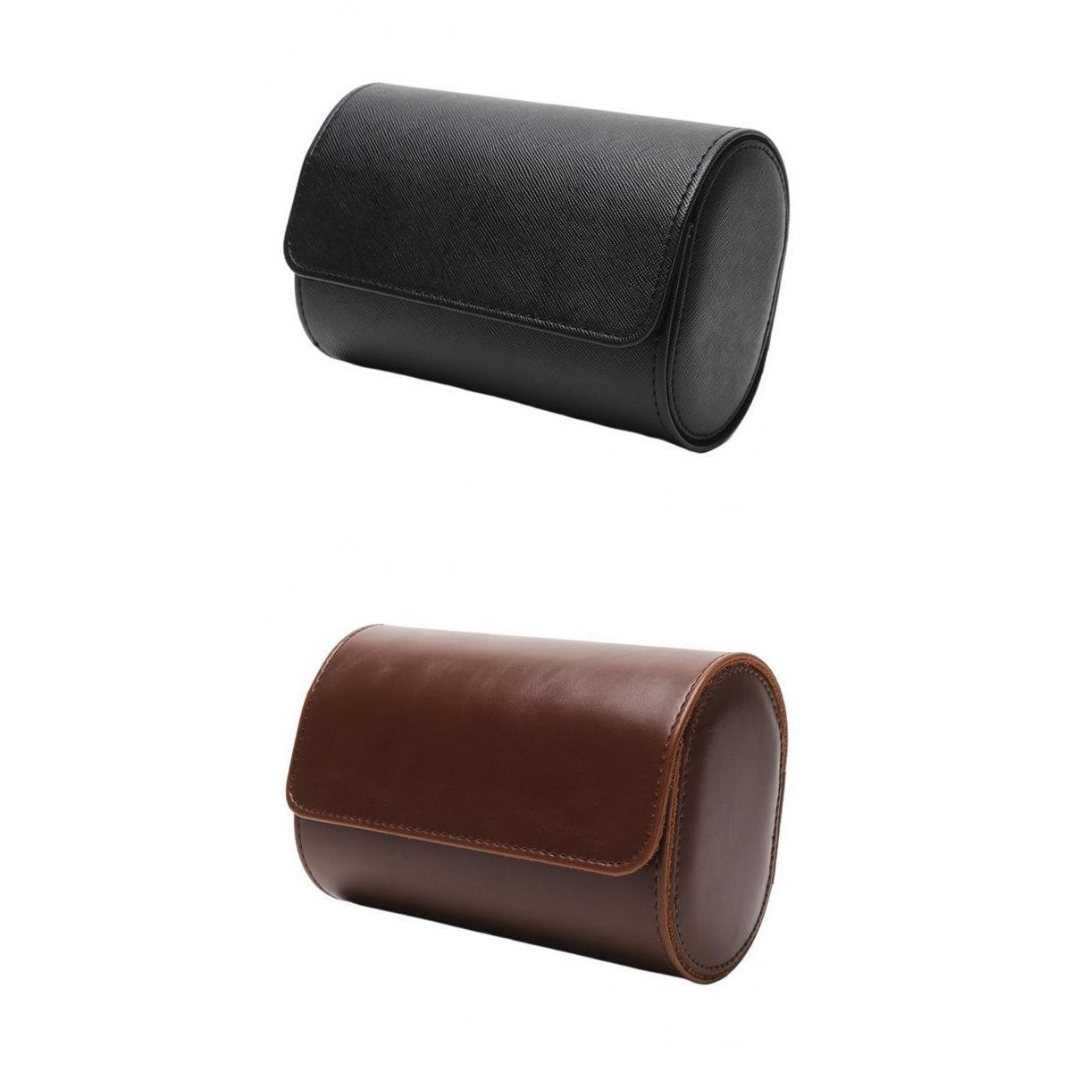 2pcs Retro 2 Slot Watch Case Jewelry Organizer Collector Gift for Wristwatch