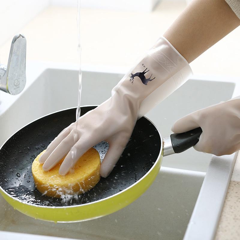 Găng Tay Cao Su Đa Năng Rửa Bát, Giặt Đồ, Dọn Nhà Siêu Dai Siêu Bền Hàng Nội Địa Trung Cao Cấp GTC01