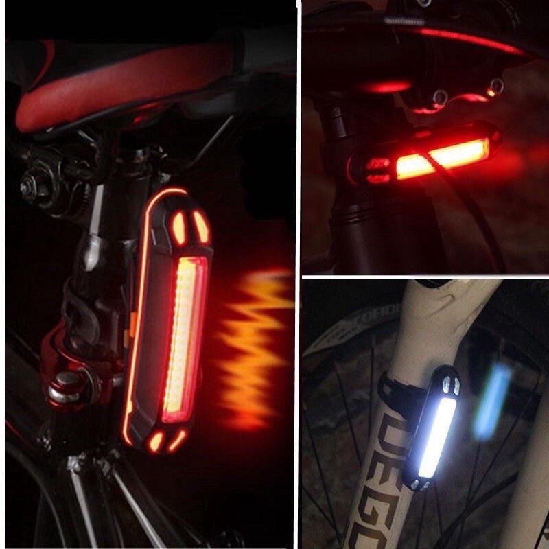 Đèn LED COB 6 Chế Độ Sáng Cho Xe Đạp