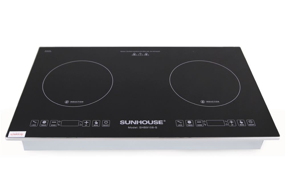 BẾP ĐÔI ĐIỆN TỪ SUNHOUSE SHB9108-S - Hàng Chính Hãng mới 100%
