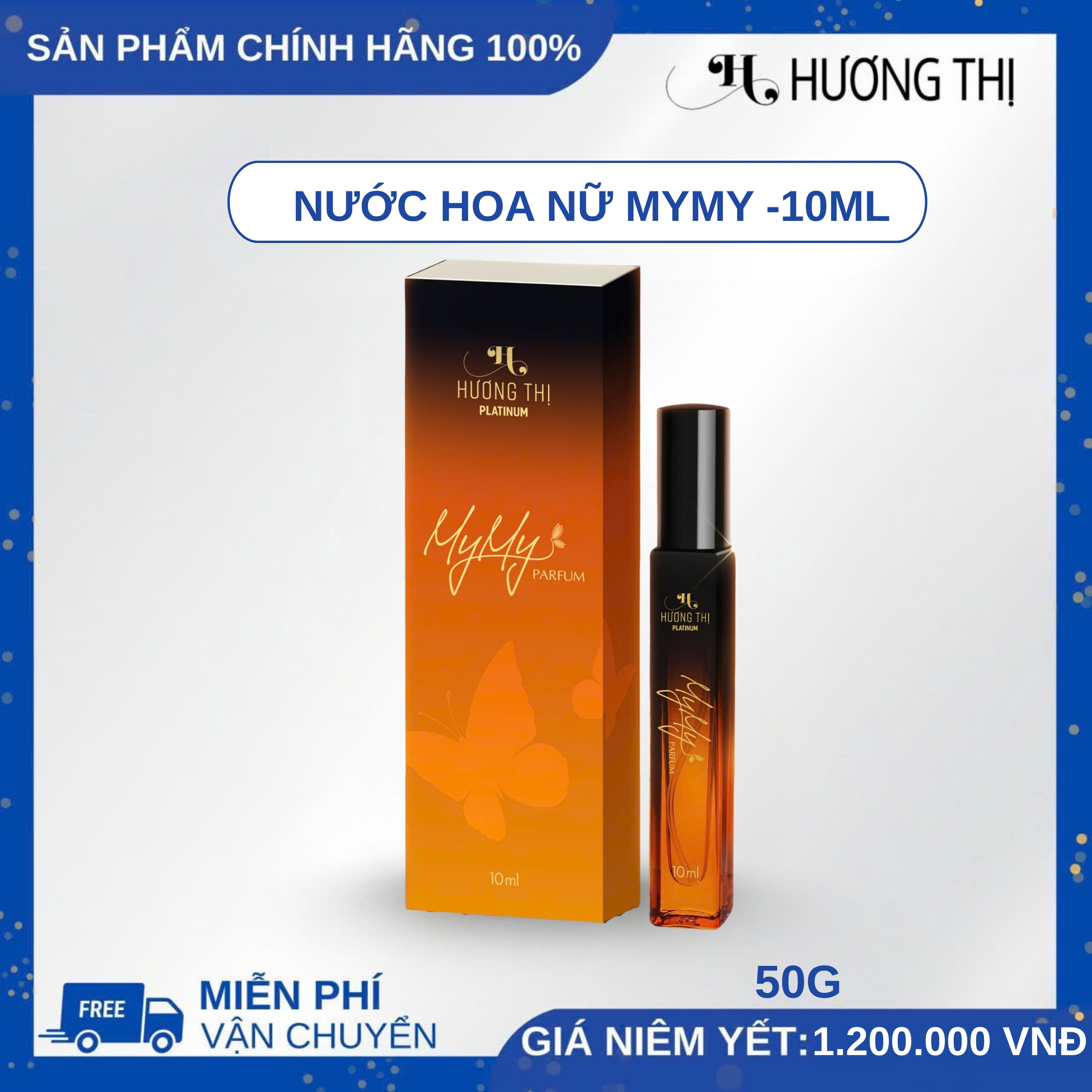 NƯỚC HOA NỮ MYMY HƯƠNG THỊ - 10ML