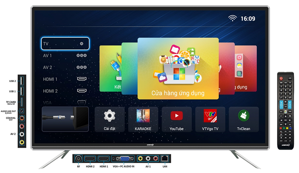 Smart Tivi Led Asanzo 55AG800 55inch