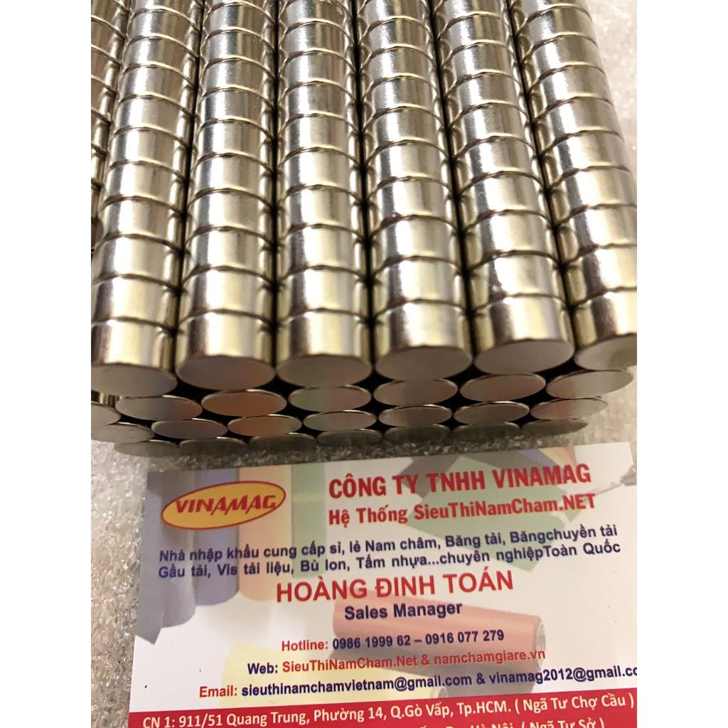 NAM CHÂM MẠNH TRÒN D12X6MM( NAM CHÂM VĨNH CỬU)