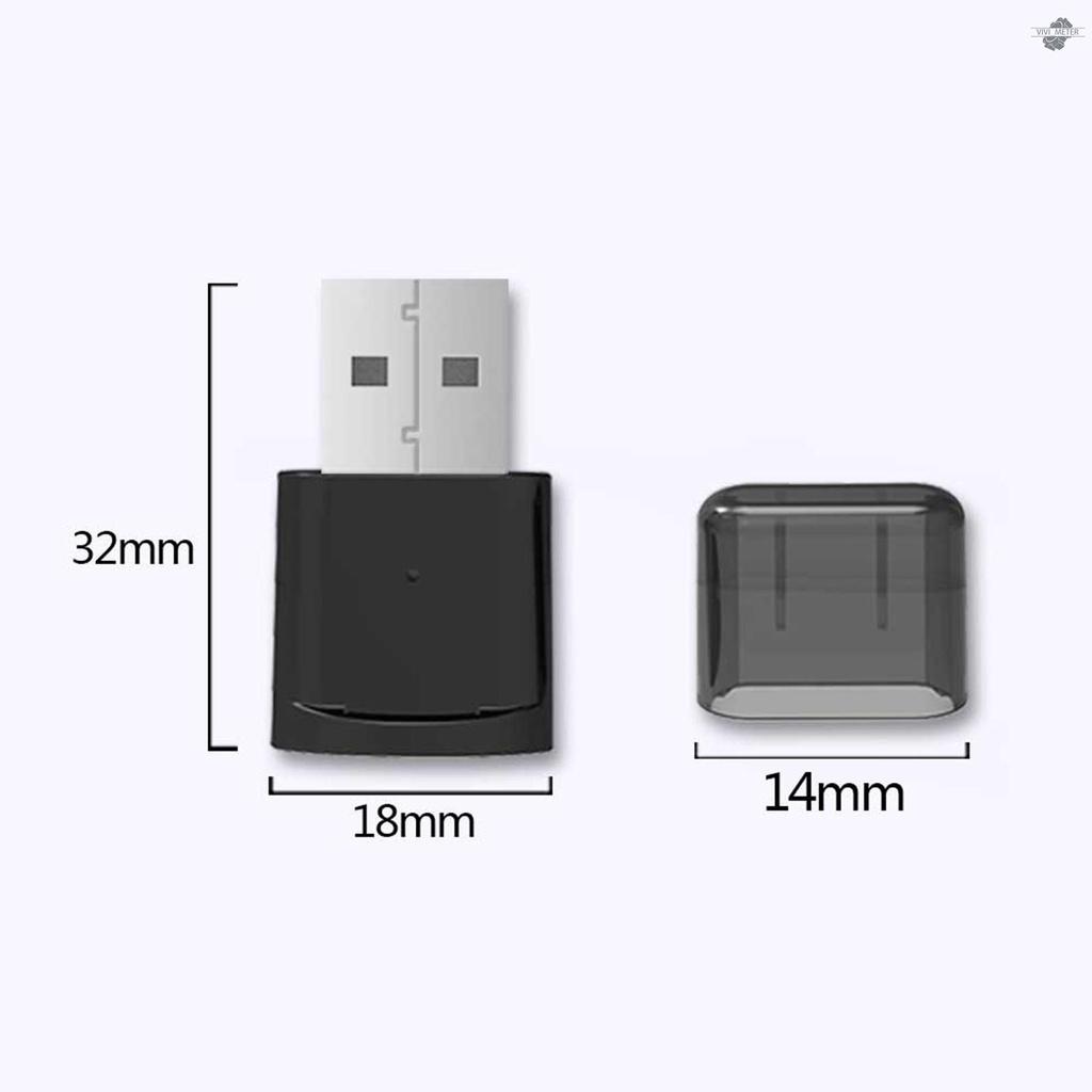 B53 Bluetooth Transmitter Adapters BT 5.0 USB Wireless Computer Adapter Audio Receiver Transmitter Dongles for Laptop Earphone
