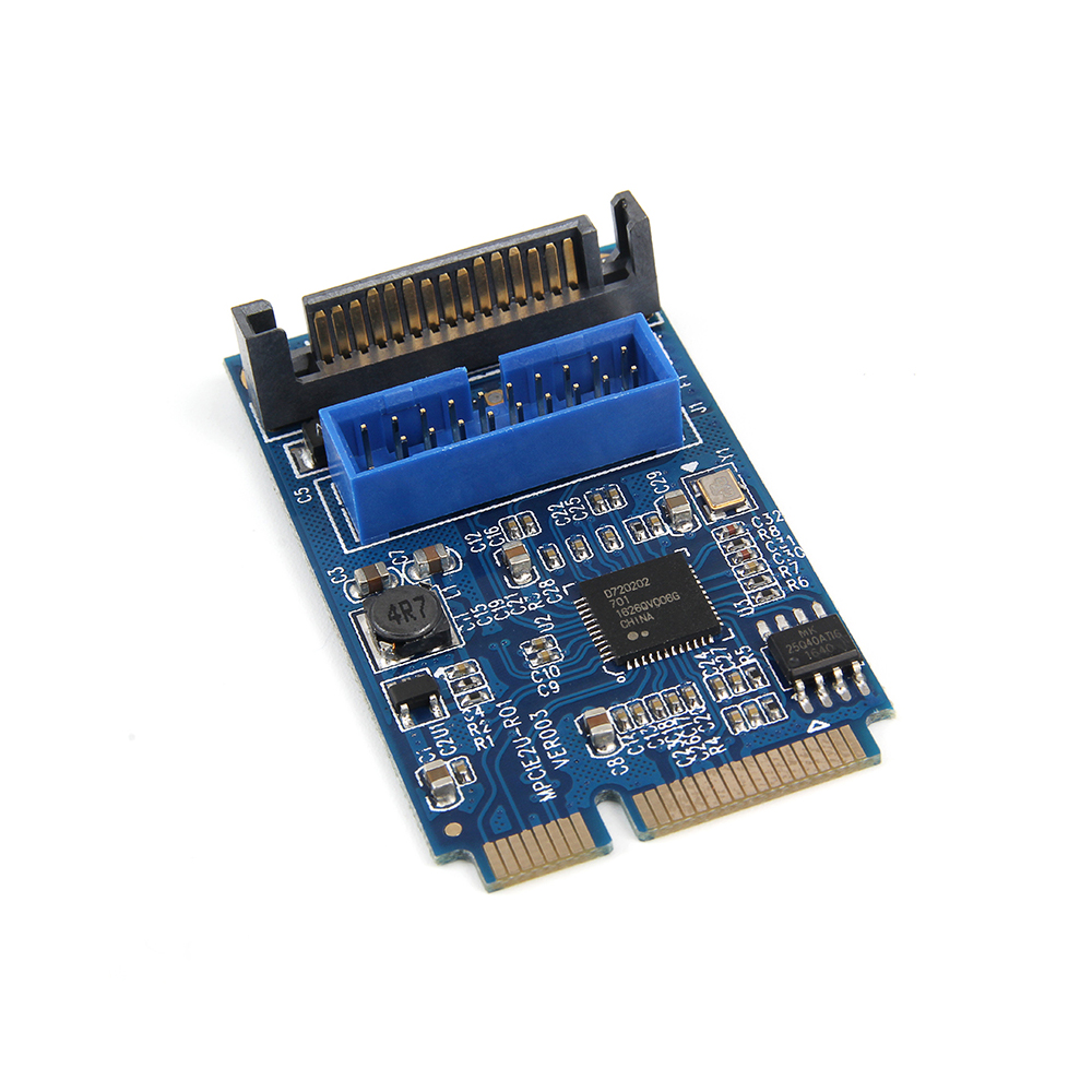 Thẻ Chuyển Đổi Mini PCI-E Sang USB3.0 20 Pin / 19 Pin