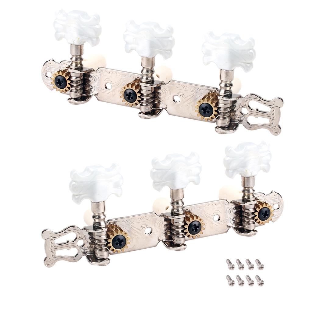2pcs Classical Guitar Tuner Tuning Pegs Machine Heads Guitar Accessories