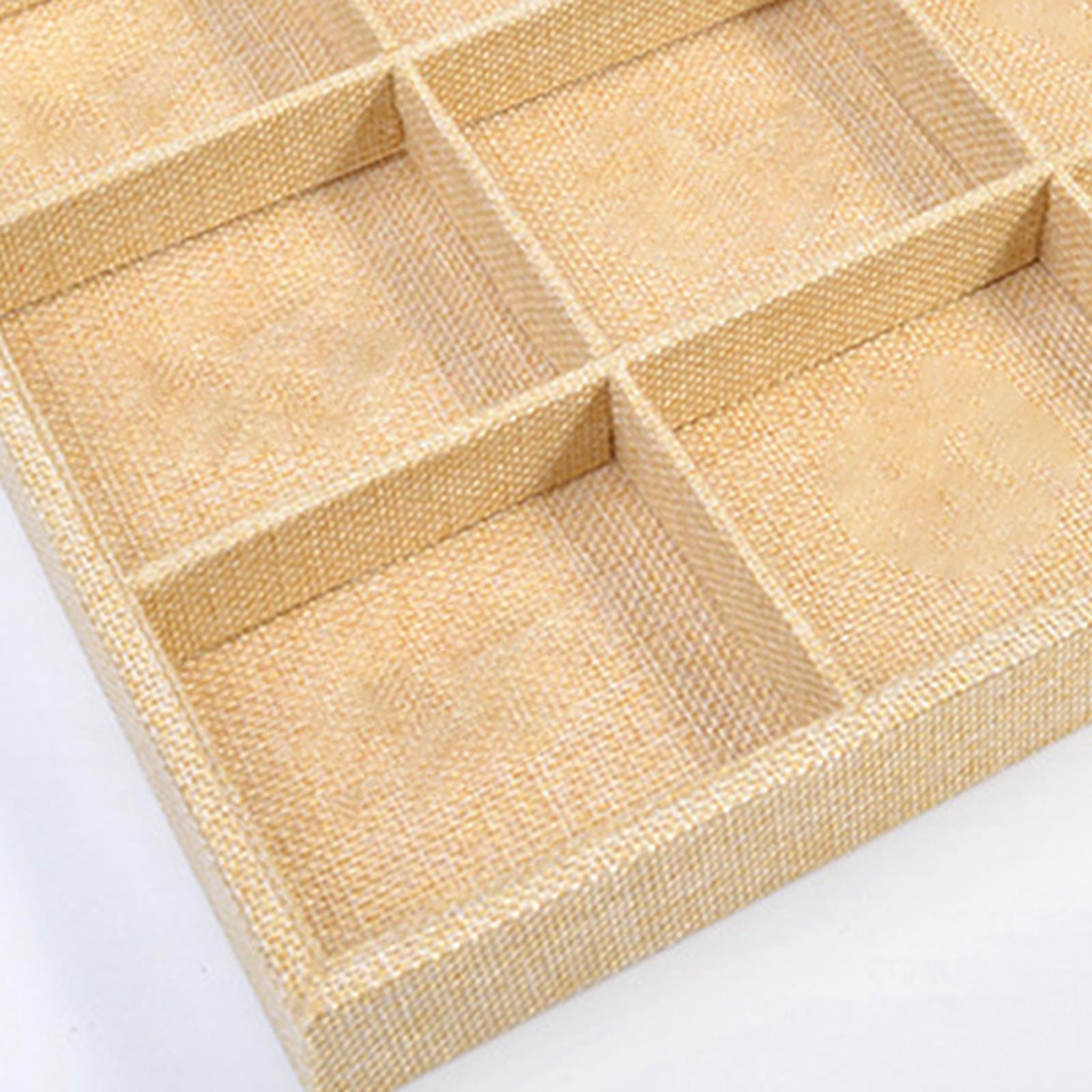 Stackable Jewelry Tray Trinkets Container Jewelry Storage Case for Drawer Show Case