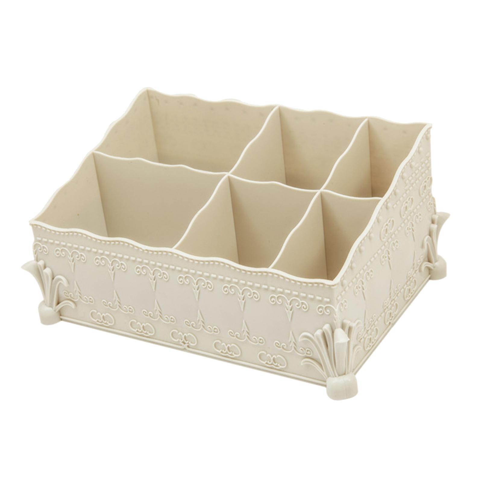 Cosmetic Storage Box Large Capacity Dresser Desktop Organizer for Bedroom Home