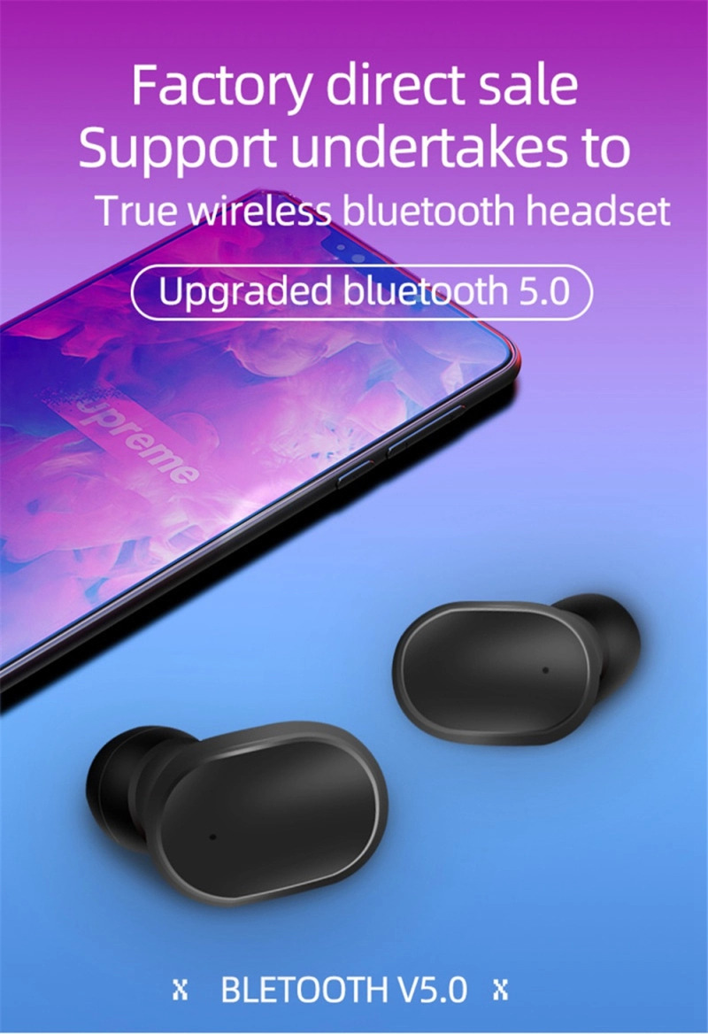 Tai Nghe Bluetooth 5.0 WGW A6S - Chống Nước - Chống ồn - Tích Hợp Micro - Tự Động Kết Nối - Nhỏ gọn - Âm Thanh 8.0 HD - Tương Thích Cao Cho Tất Cả Điện Thoại - CHÍNH HÃNG