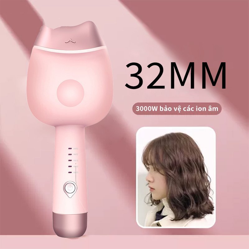 Máy Uốn Tóc Ion Âm Cầm Tay Mini Điện Tử Jung Su Korea