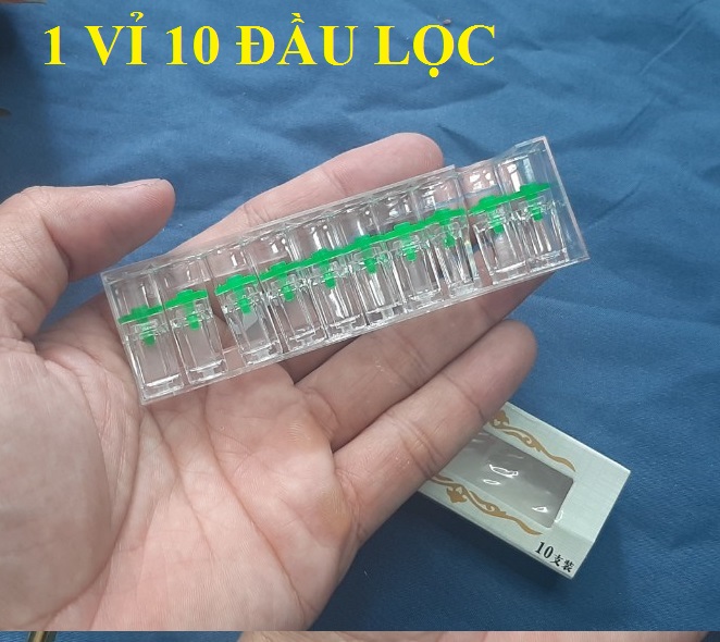 vỉ 10 cái, Hộp 50, 100 đầu lọc thuốc bảo vệ sức khỏe ( nhiều lựa chọn)