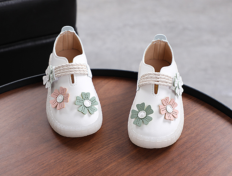 Giày tập đi cho bé gái 3 - 18 tháng phong cách Hàn Quốc TD32