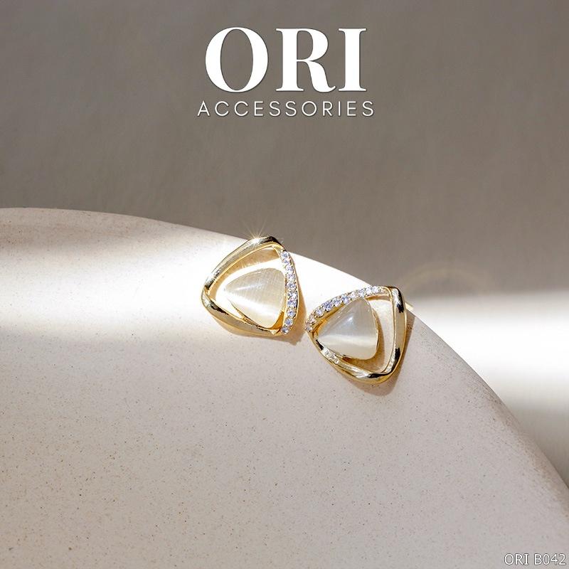 Khuyên tai nữ đính đá Giselle độc đáo thời trang ORI ACCESSORIES B042