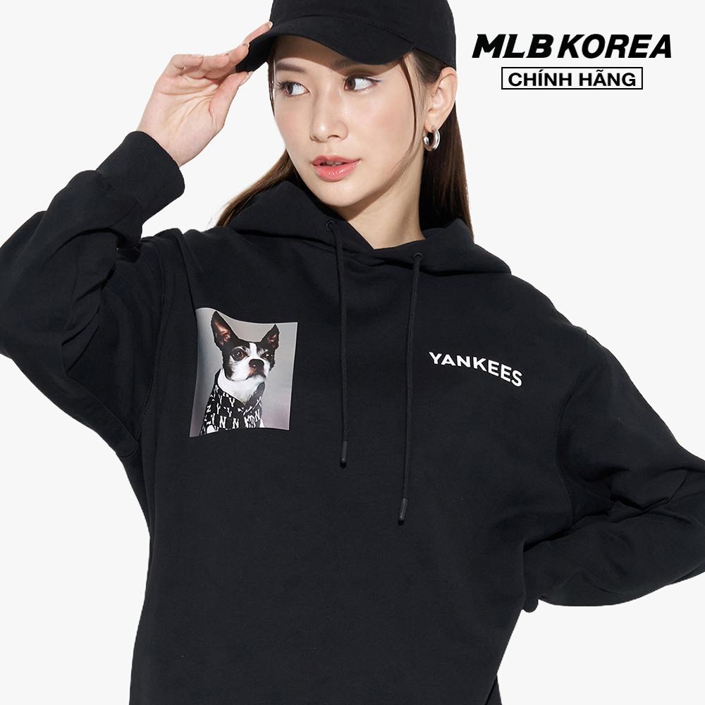 MLB - Áo hoodie tay dài phối mũ Bark Overfit 3AHDN0226