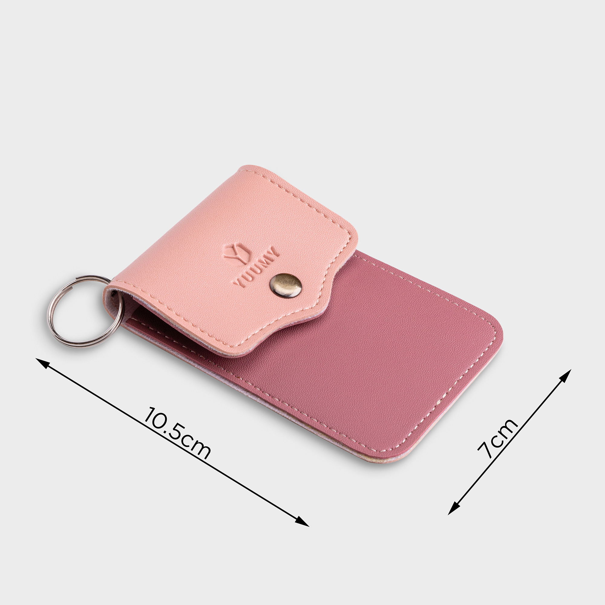 Móc khóa thời trang YUUMY YMK5 - Màu sắc trẻ trung - Thiết kế hiện đại - Đa chức năng sử dụng - Đựng thẻ ngân hàng, thẻ xe, chìa khóa xe - Tiên dụng mang theo bên người (Dài 7cm x Cao 10.5cm)