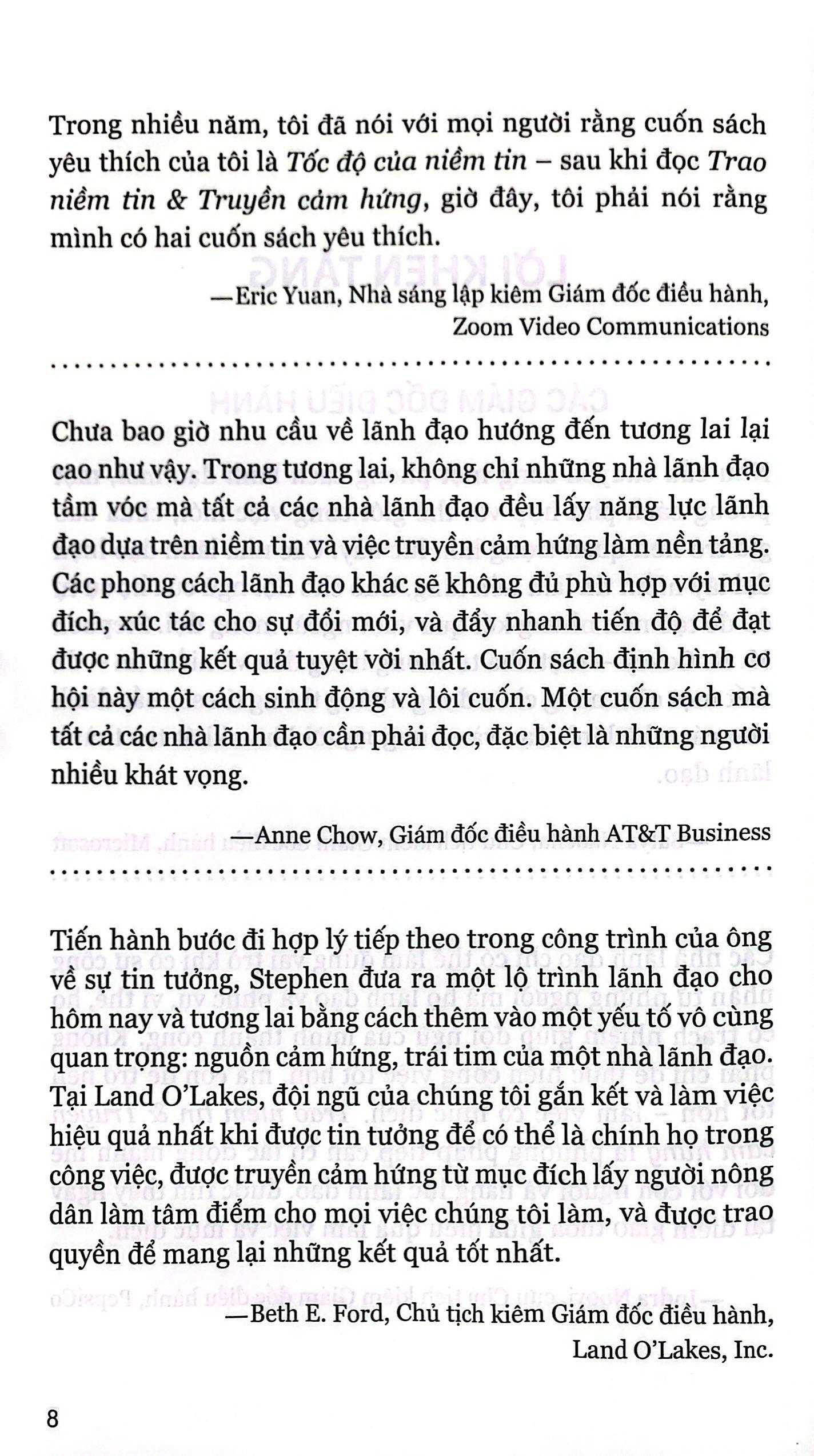 Trao Niềm Tin Và Truyền Cảm Hứng - Trust And Inspire