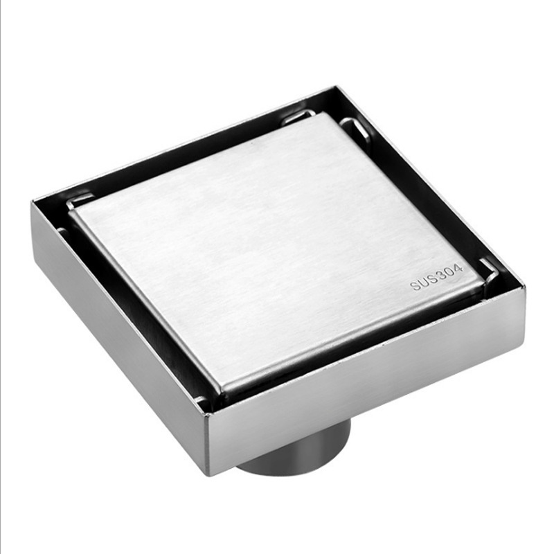 Ga thoát sàn ngăn mùi Inox SUS 304 dạng phễu nước - thoát nước nhanh 10X10CM