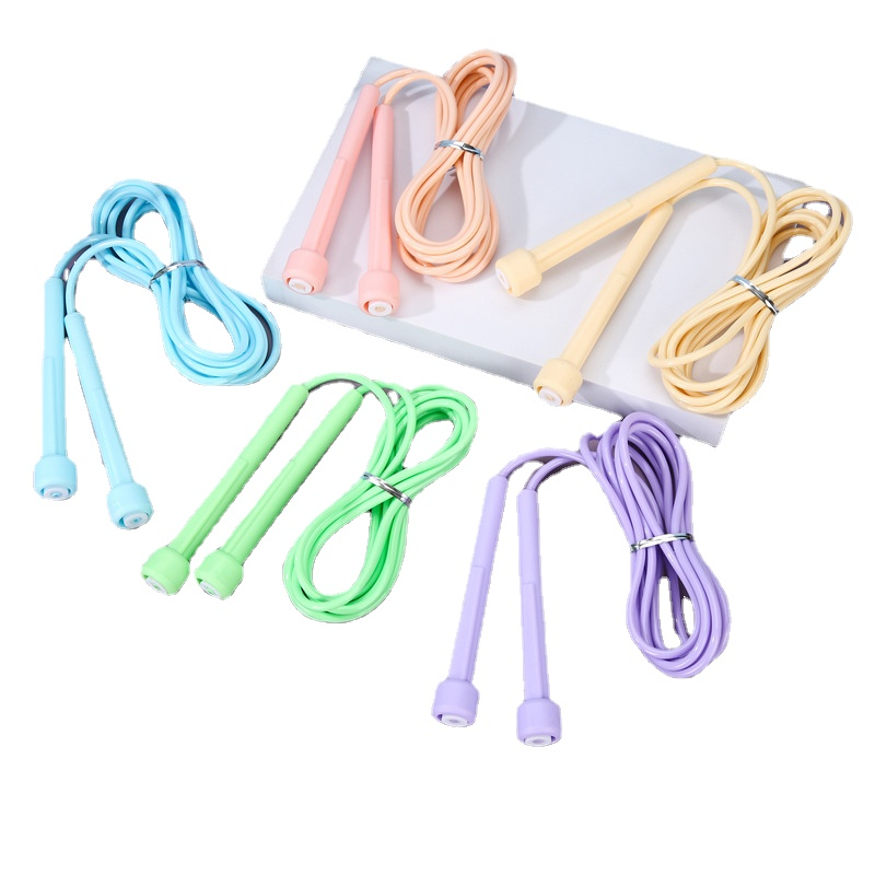 Tốc độ nhảy dây chuyên nghiệp nam tập thể dục pvc bỏ qua dây điều chỉnh thiết bị tập thể dục Color: BLUE B