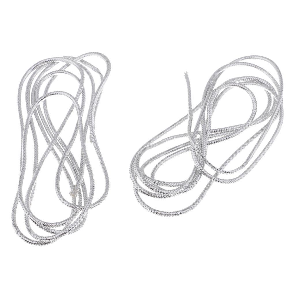 2pcs Holographic Elastic Mylar Cord Flash Fly Tying Material DIY Tool