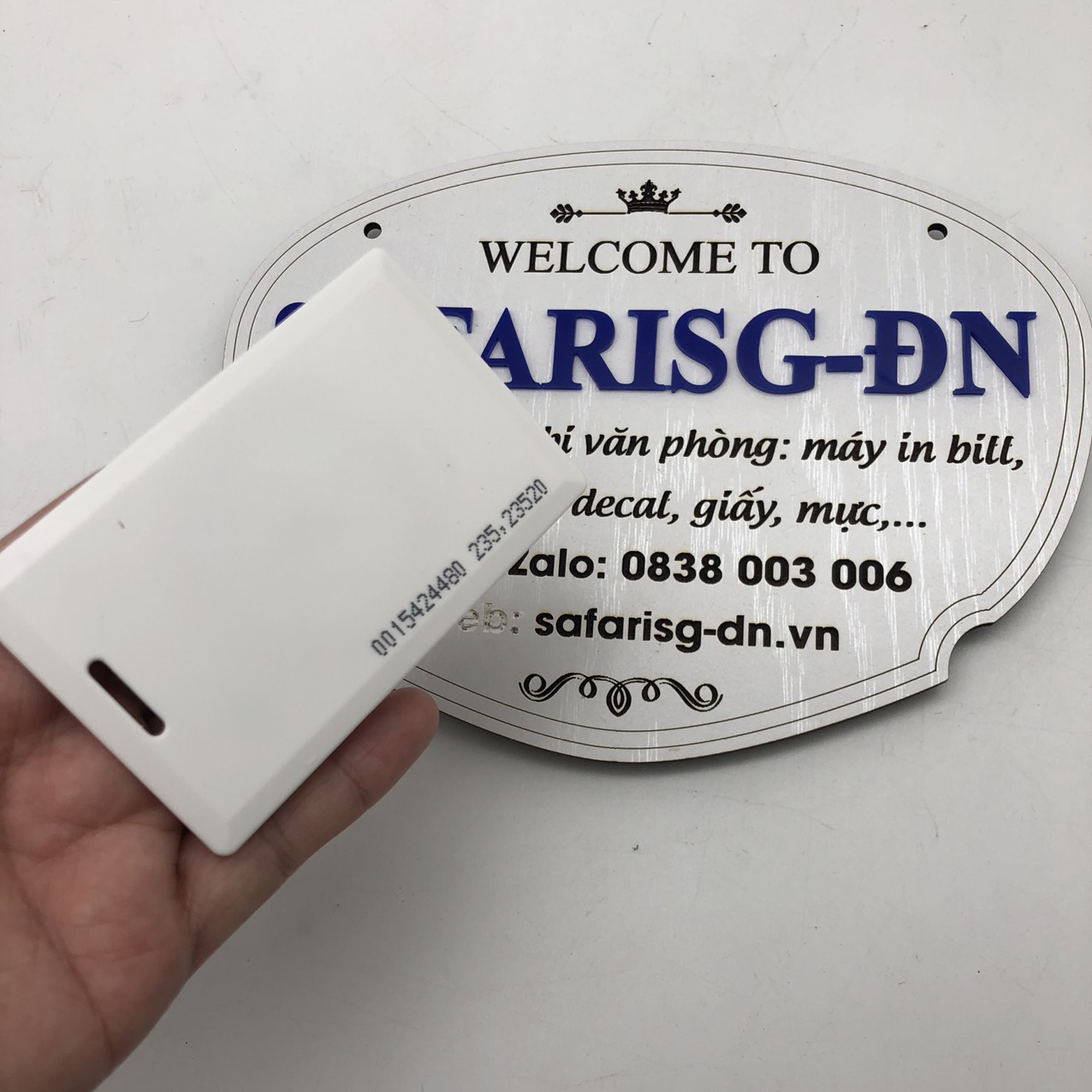 (Combo 50) THẺ TỪ TRẮNG - TẦN SỐ 125Khz - LOẠI DÀY 1.8MM